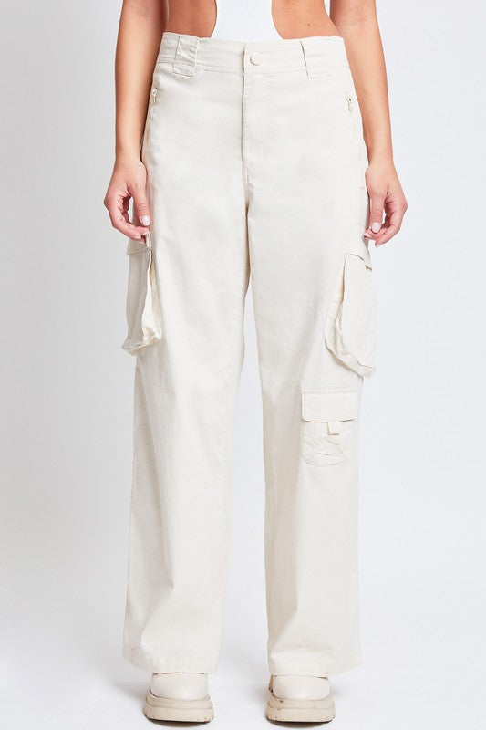 High-Rise Relaxed Cargo Pants